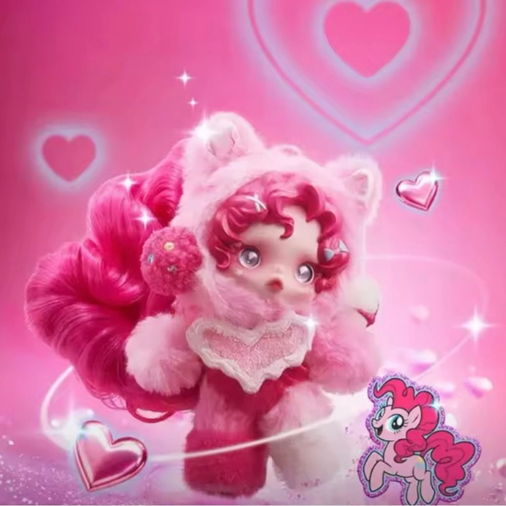My Little Pony Skullpanda NWT. Confirmed Pinkie Pie